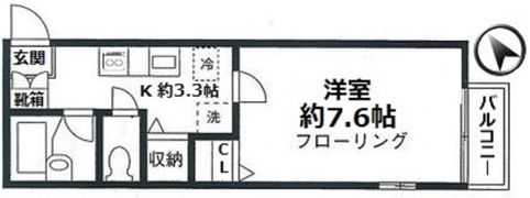 カーサ・ディーノの間取り画像