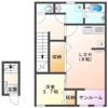 VILLA COURT CARROT寺町（の間取り画像