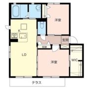 シャーメゾンアミノウチの間取り画像