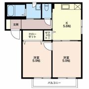 フォレストエバーInn Aの間取り画像