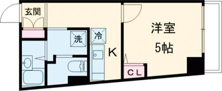 デ・クメール宝町の間取り画像