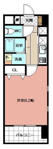 レジデンシャルHHA DAIMONの間取り画像