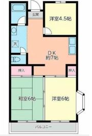 ディオール栄Ⅰの間取り画像