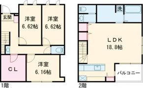NiNE（ナイン）A棟の間取り画像
