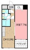 MDIインターフェイス竪町の間取り画像