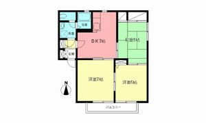 エクシード湘南Aの間取り画像