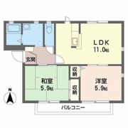 La.ruche(ﾗ.ﾘｭｯｼｭ)の間取り画像
