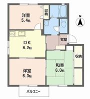 レガートⅡBの間取り画像