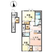 仮）しらさぎ2丁目新築アパートの間取り画像