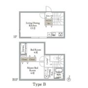 LiveFlat東高円寺Ⅱの間取り画像