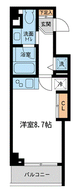 ミテッツァ矢向の間取り画像