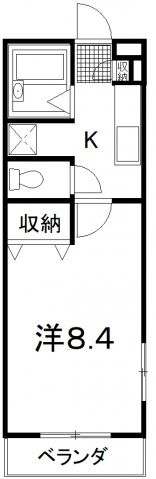 アップルハウス2番館★春入居★の間取り画像