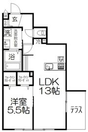 スクエアード上木崎の間取り画像