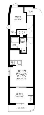 FLREED烏山の間取り画像