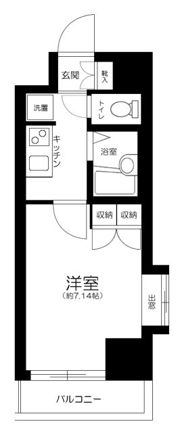 エクセリア池袋WESTの間取り画像