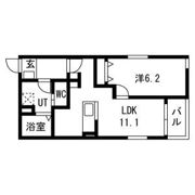 リベール元中野Ⅱの間取り画像