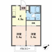 グランコート若木下 Bの間取り画像