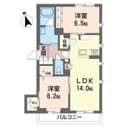 アルコーブ51の間取り画像