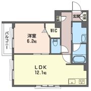 ラ・ヴァーン旭ケ丘 Aの間取り画像