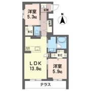 アルフラットの間取り画像