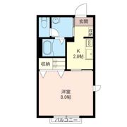 クレセント A棟の間取り画像