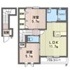 プリンスコーポDの間取り画像