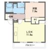 ディアス諏訪 Bの間取り画像