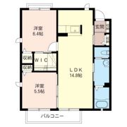 カモミール千波の間取り画像