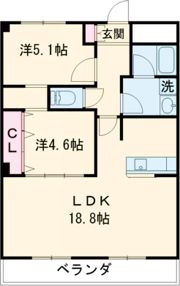 ブルーム山之手の間取り画像