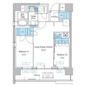 プレディアコート三軒茶屋の間取り画像