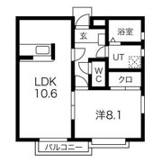 アトリオ北棟の間取り画像