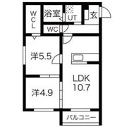 桜の間取り画像