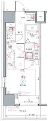 クレヴィスタ名駅南の間取り画像