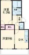 オレンジタウンB棟の間取り画像