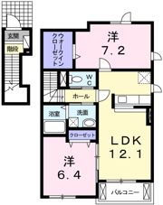 エクセレント ローズBの間取り画像