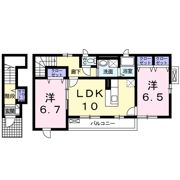 クレストM六番館の間取り画像