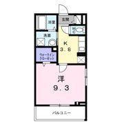 ハイドレンジア くずはの間取り画像