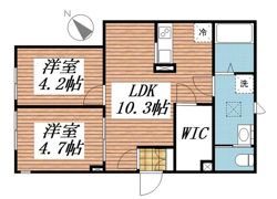 エクウス中村橋の間取り画像