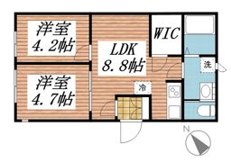 エクウス中村橋の間取り画像