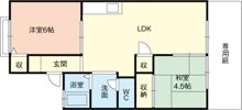 セジュール日高の間取り画像