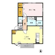 コンフォート高松の間取り画像