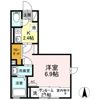 プレザントヒルズ Aの間取り画像