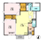 舘の杜 ソレイユ（A棟）の間取り画像