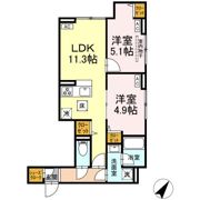 セレスティア下丸子の間取り画像