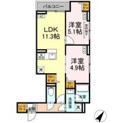 セレスティア下丸子の間取り画像