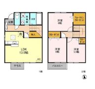 ガーデンベル A/Bの間取り画像