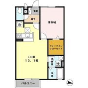 ガーデンコート車 D棟の間取り画像