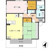 ビューハイツ西蒲田の間取り画像