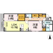 D-room東深津の間取り画像