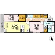D-room東深津の間取り画像